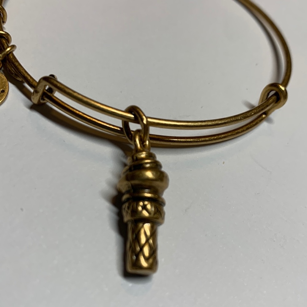 3/$15 Alex and Ani ice cream cone goldtone bracelet